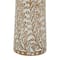 Brown Natural Mango Wood Candle Holders Set, 13", 15" & 18"